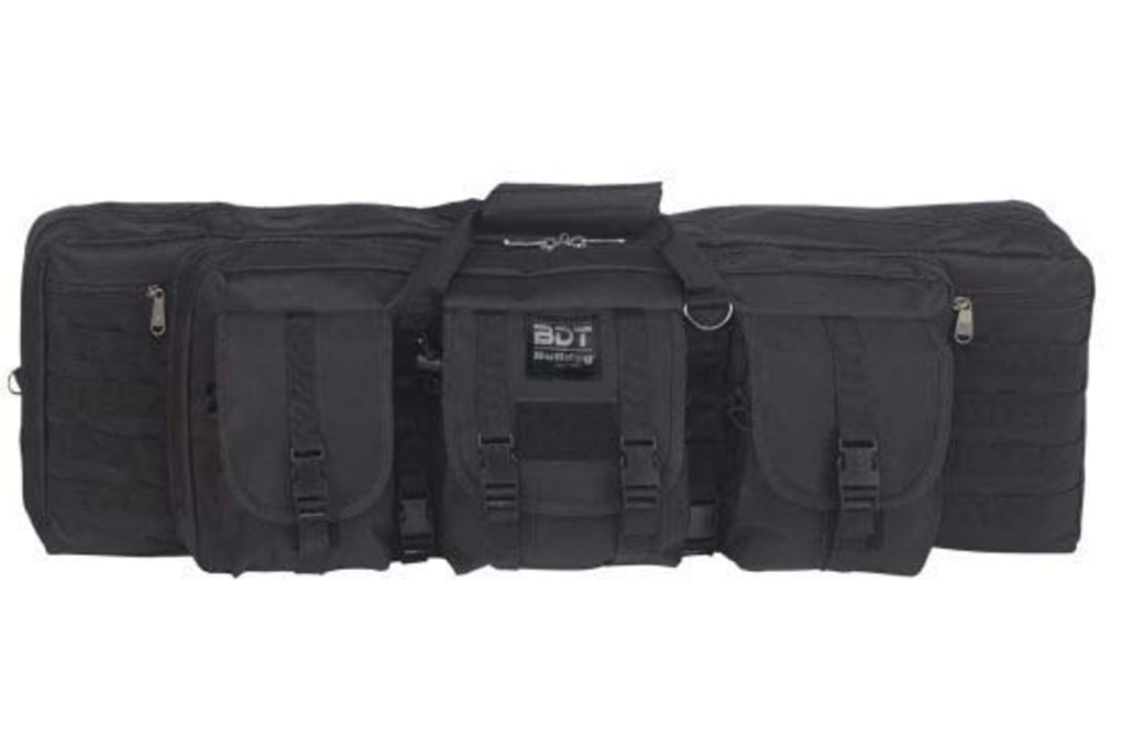 Bulldog Cases & Vaults Deluxe Single Tactical Rifle Case, Black, 42in-img-0