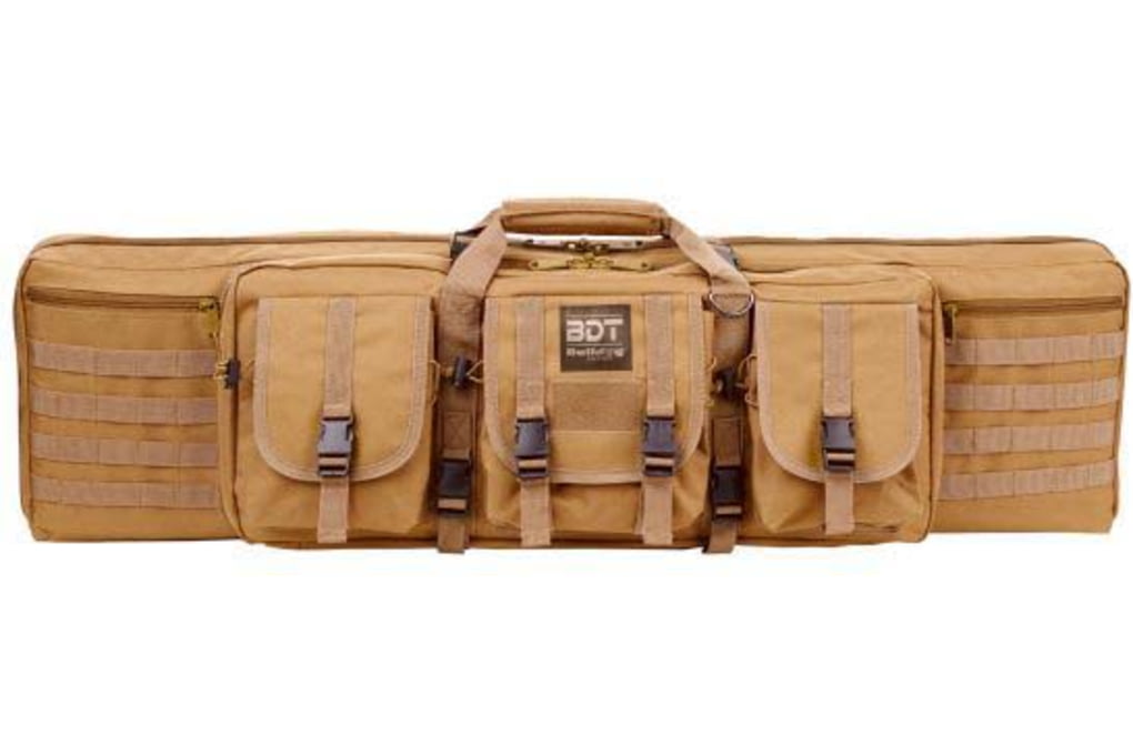 Bulldog Cases & Vaults Deluxe Single Tactical Rifle Case, Tan, 42in-img-0