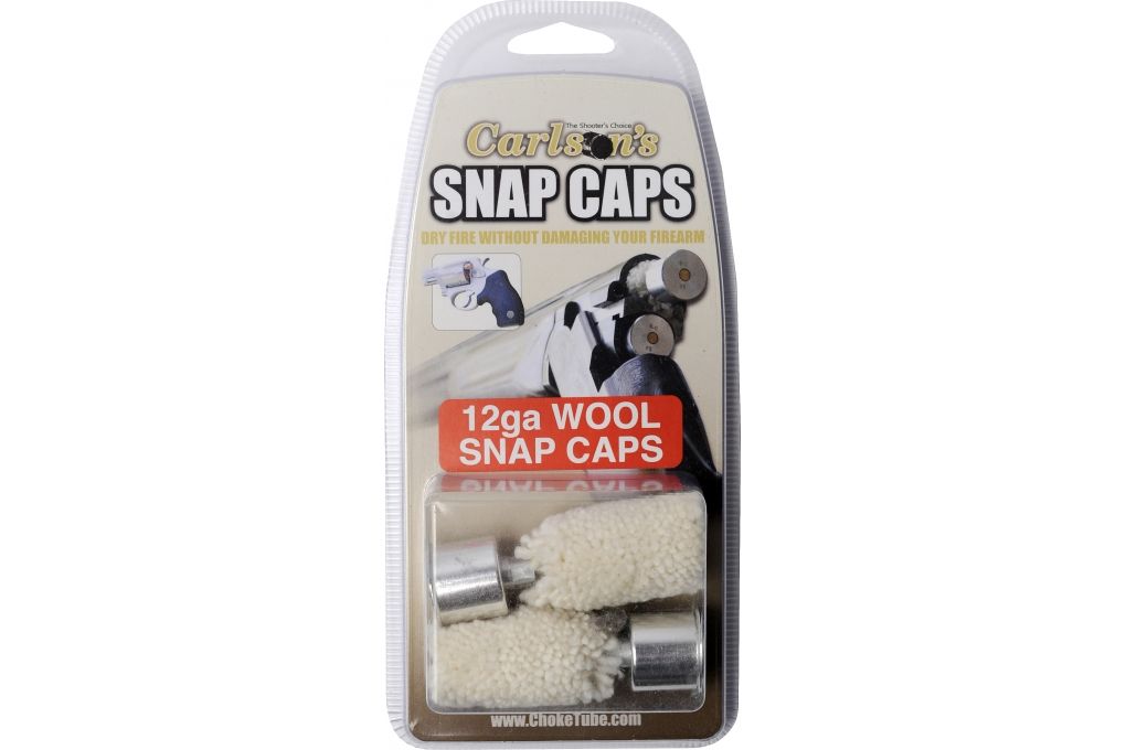 Carlson's Choke Tubes Wool Snap Caps, 12 Gauge, 2 -img-0