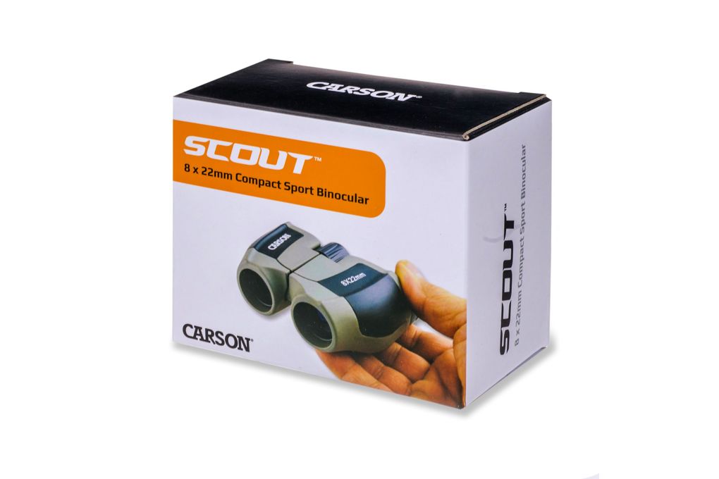 Carson Scout 8x22mm Porro Prism Binoculars, Matte,-img-1
