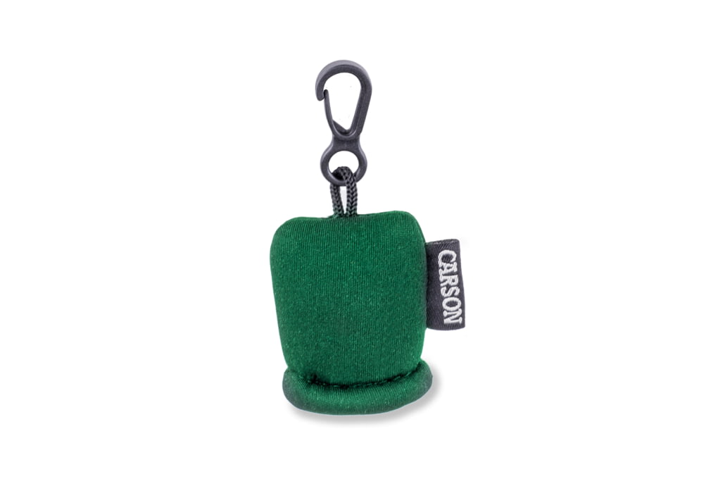 Carson Stuff-It Lens Cleaner, Cloth & Pouch, Green-img-1