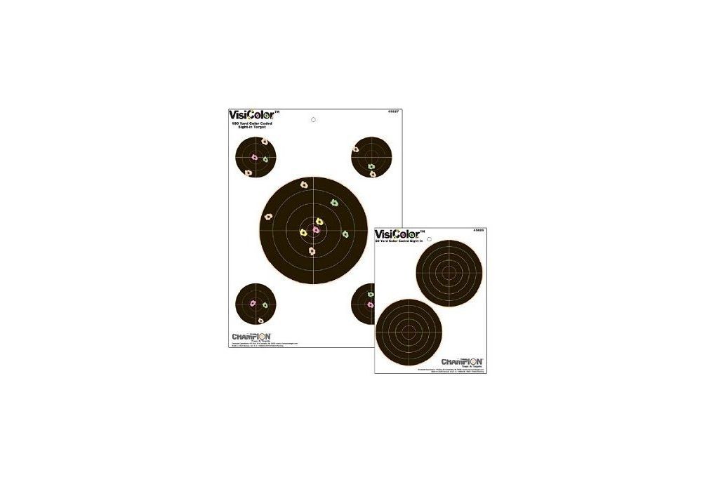 Champion 8in Visicolor Paper Targets - 10 Pack, 45827-img-0