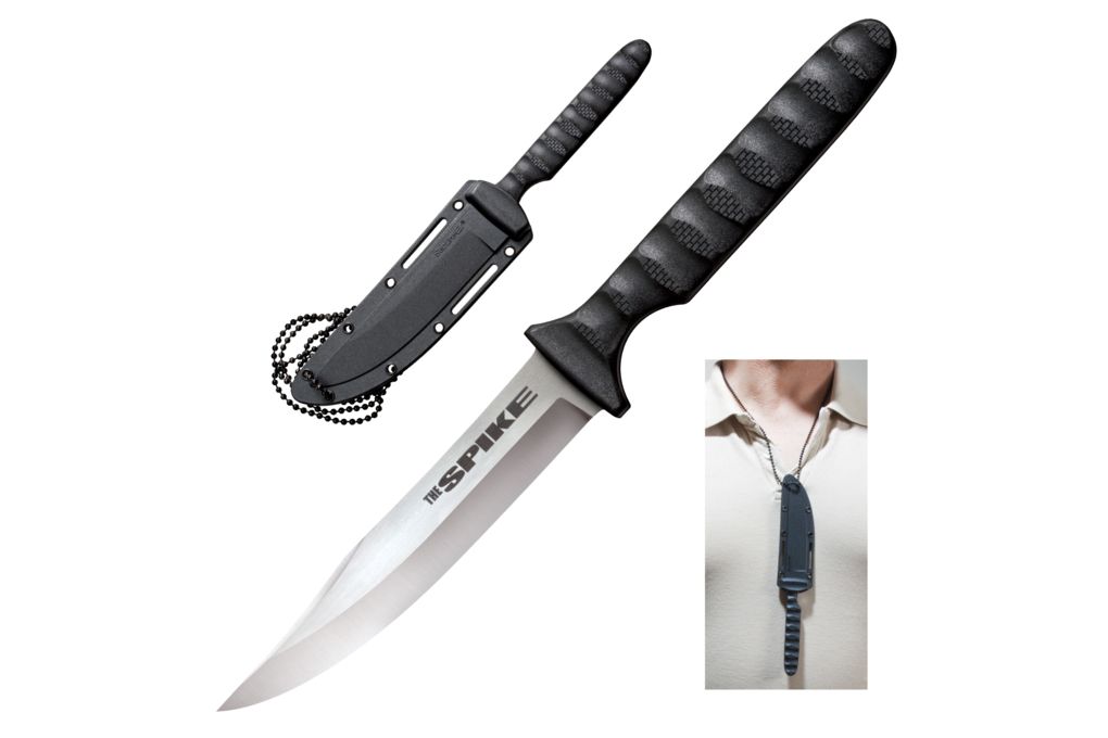 Cold Steel Bowie Spike, Black Faux G-10 Handle, Pl-img-0
