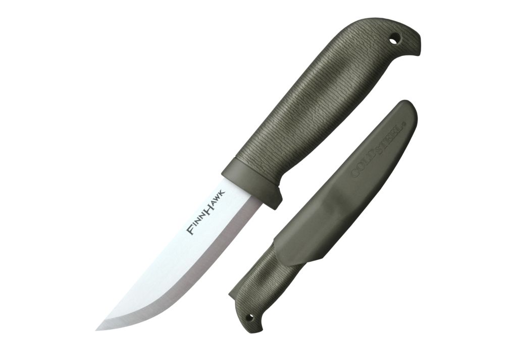 Cold Steel Finn Hawk 8.58in Fixed Blade Knife, Gre-img-0