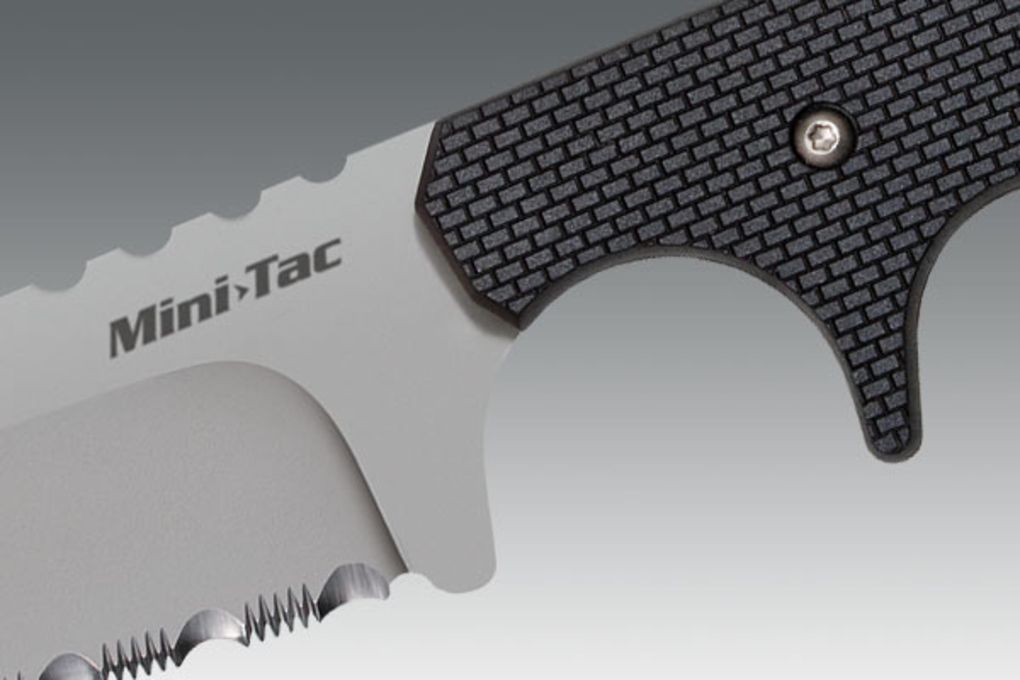 Cold Steel Mini Tac 6.5in Tanto Fixed Blade Neck K-img-3