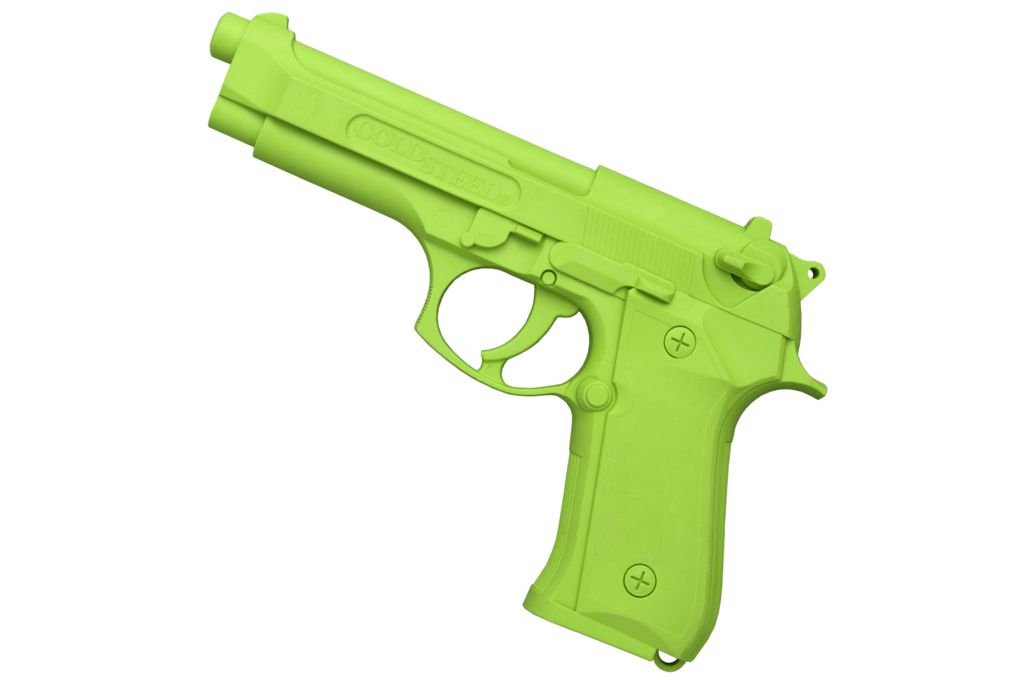 Cold Steel Model 92 Rubber Training Pistol, Green,-img-0