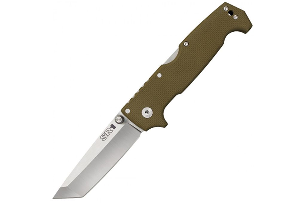 Cold Steel SR1 Tanto Point 9 3/8in Folding Knife, -img-2