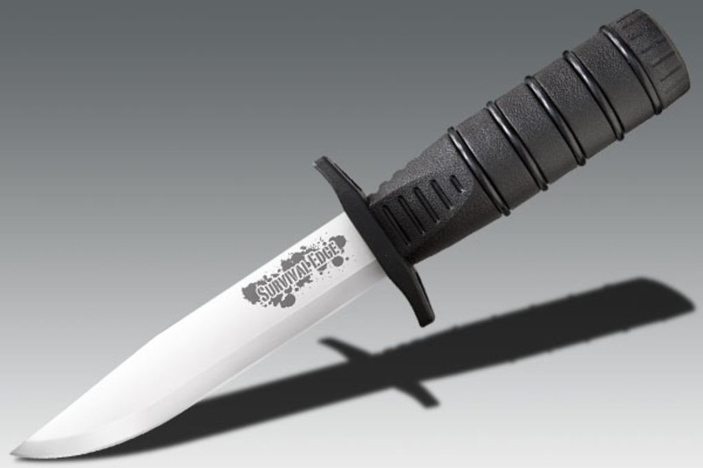 Cold Steel Survival Edge 9.25in Knife, Black Handl-img-2