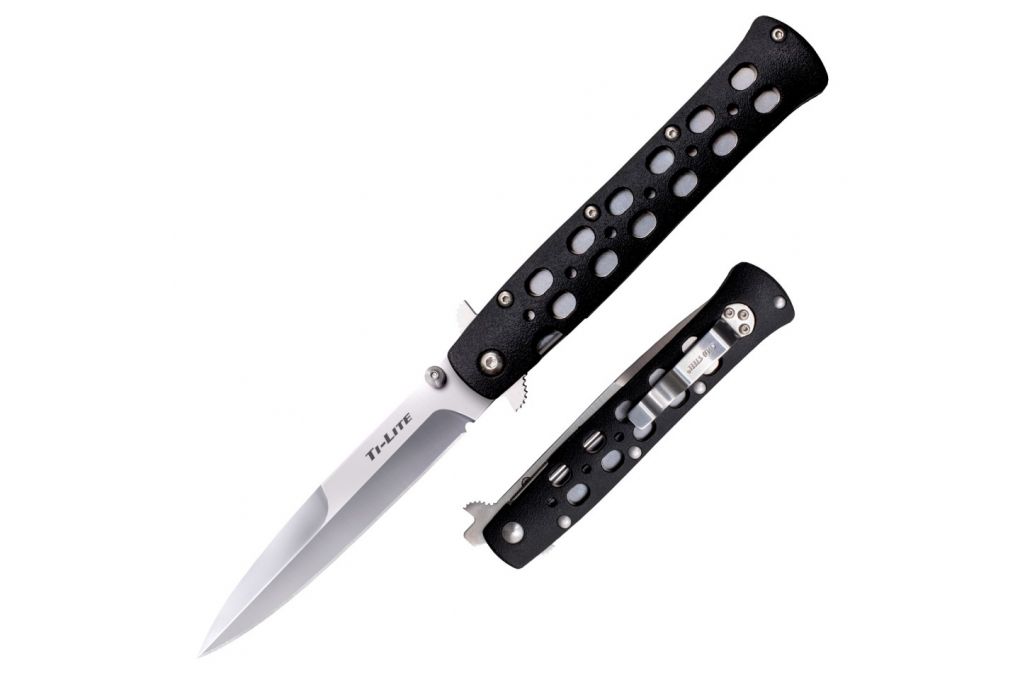 Cold Steel Ti-Lite 4in Zy-Ex Handle Knife, Black/S-img-1