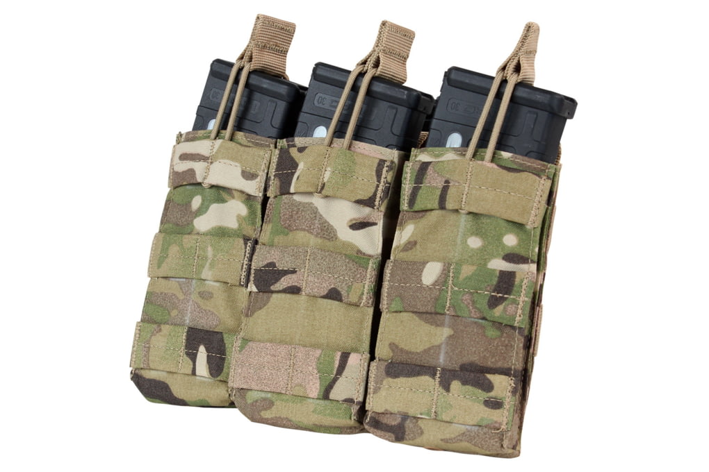 Condor Outdoor Triple M4/M16 Open Top Mag Pouch, Multicam, MA27-008-img-0