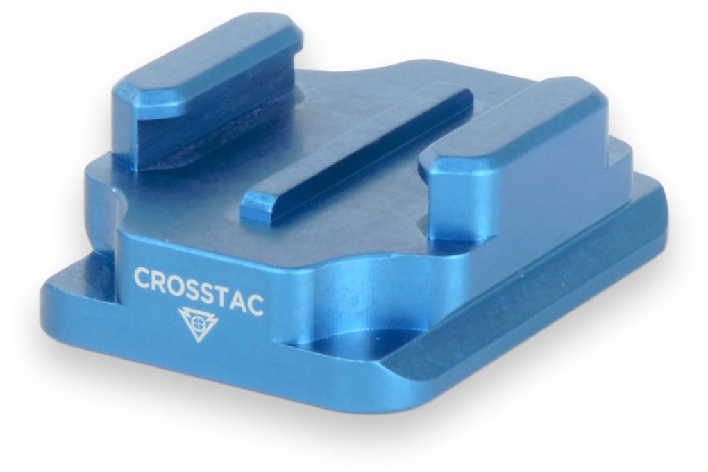 Crosstac GoPro Tripod Adapter, ARCA or 1/4-20, Blu-img-1