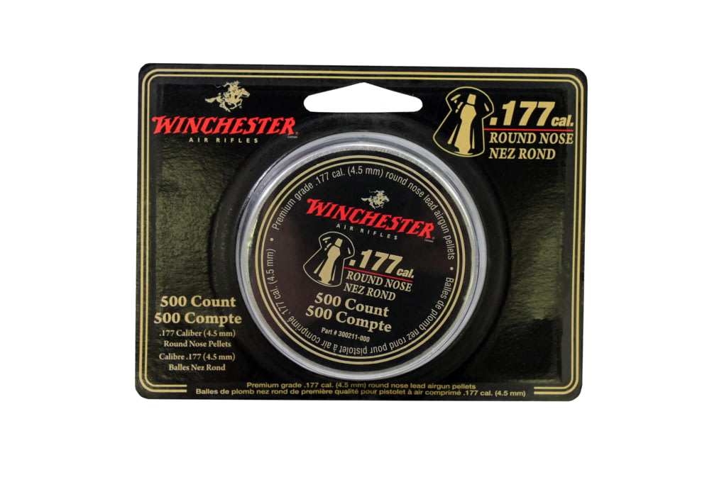 Winchester Airguns .177 Cal. Round Nose Pellets, 5-img-0