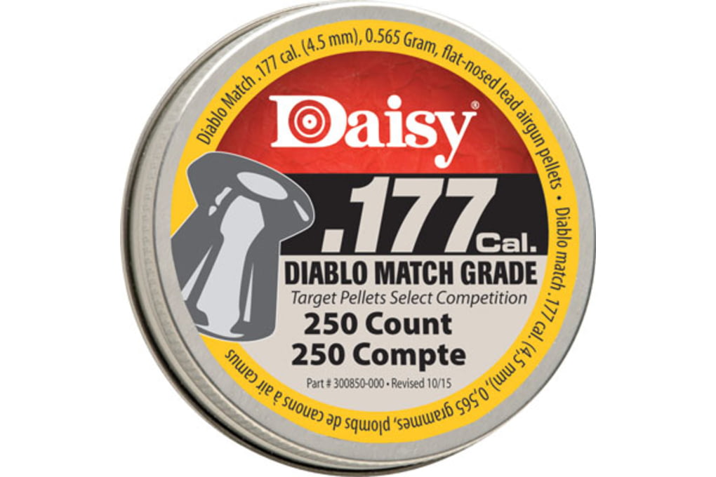 Daisy Match Grade .177 Pellet 250-count, 985357-40-img-0