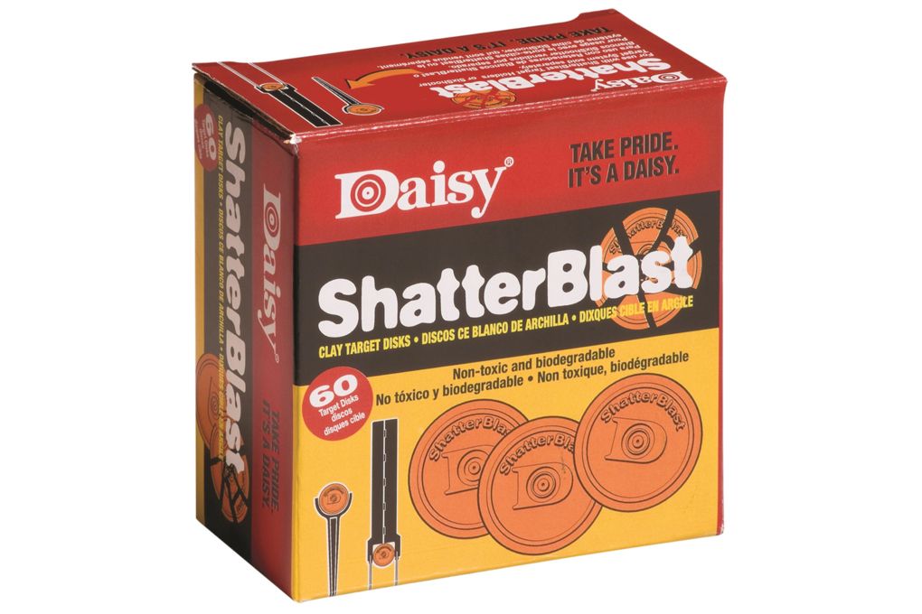 Daisy ShatterBlast Clay Target, Bulk Pack, 60 Targ-img-0