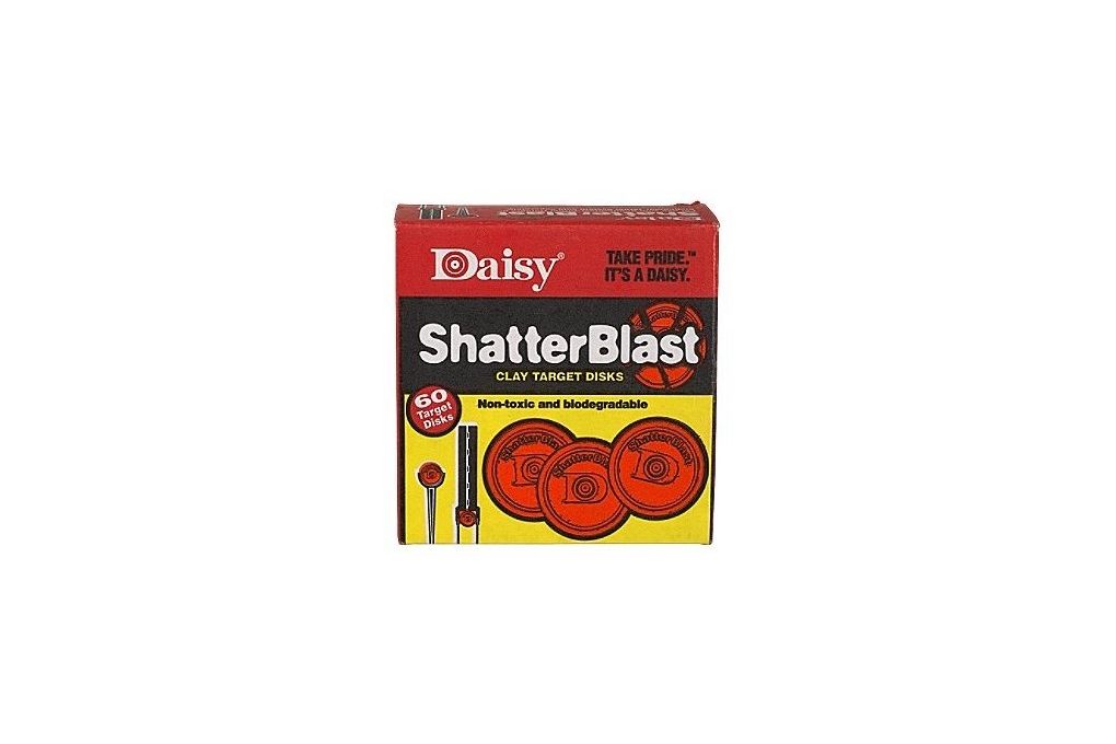 Daisy ShatterBlast Clay Target, Bulk Pack, 60 Targ-img-1
