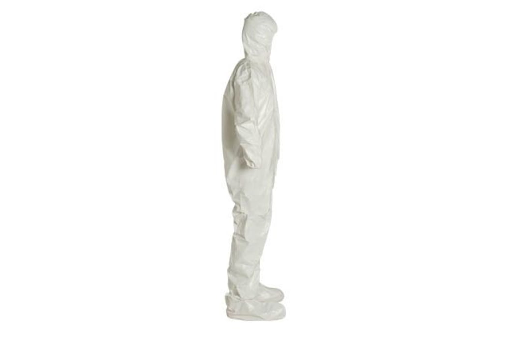 DuPont Tychem 4000 Coverall w/Standard Fit Hood an-img-1