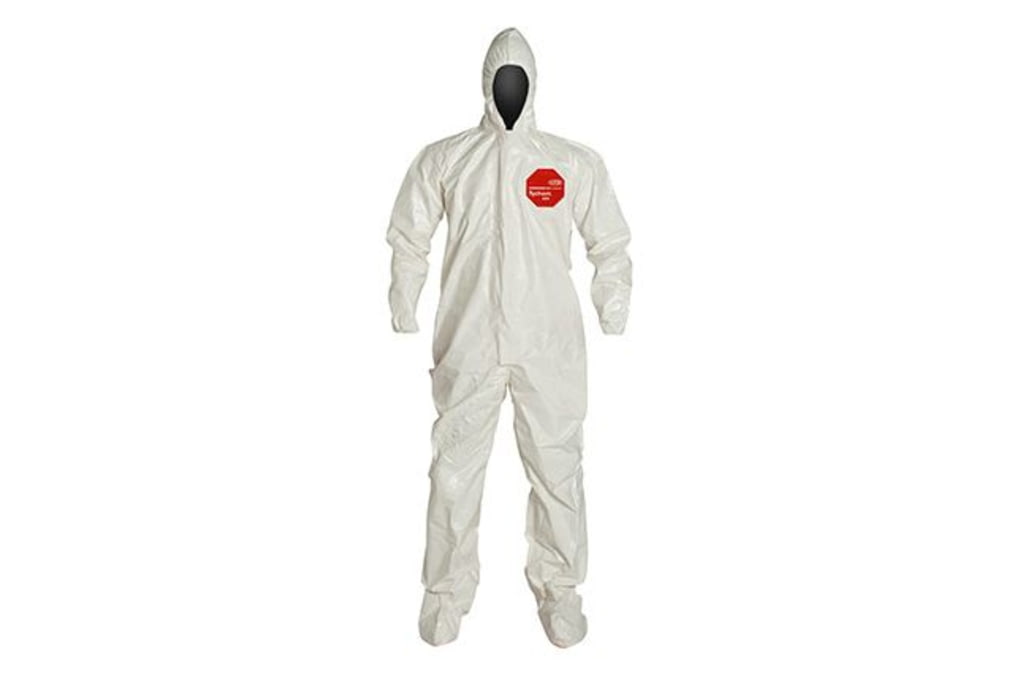 DuPont Tychem 4000 Coverall w/Standard Fit Hood an-img-0