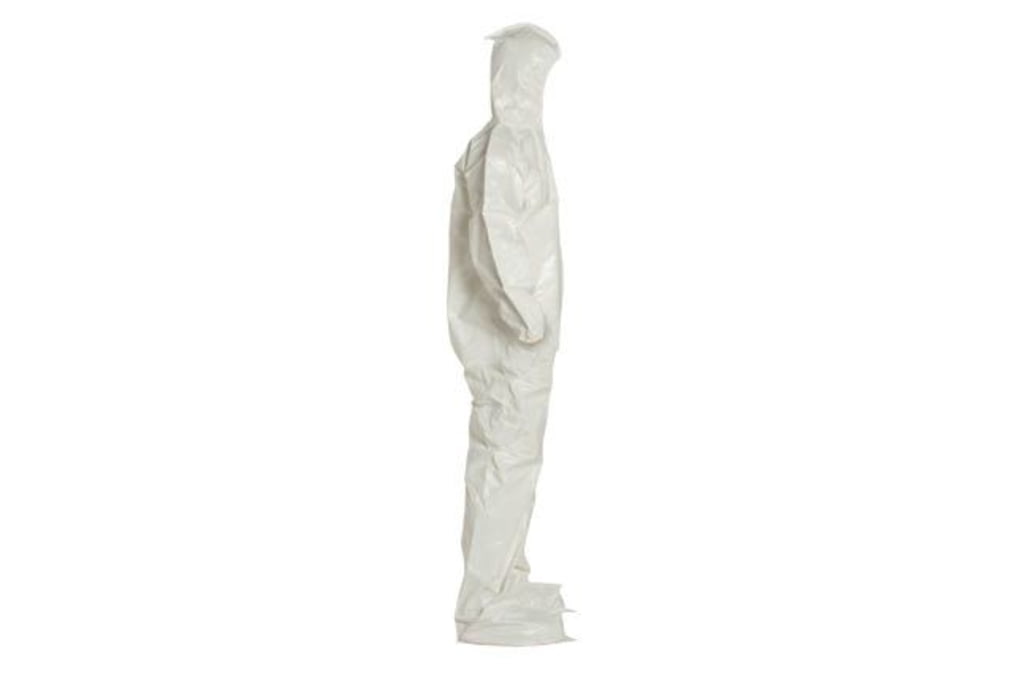 DuPont Tychem 4000 Coverall w/Standard Fit Hood an-img-1