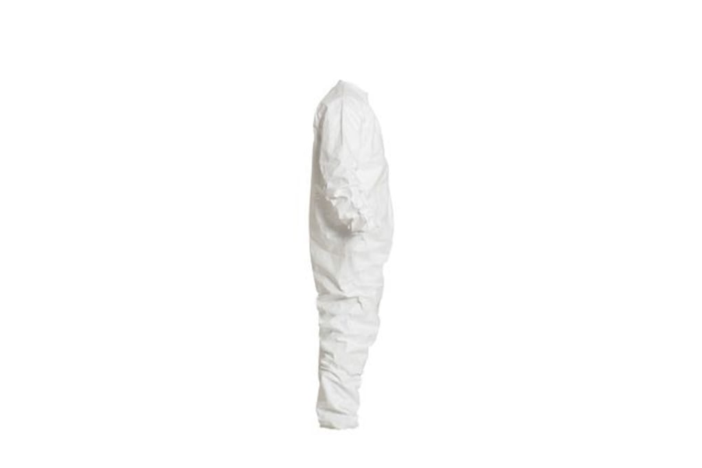 DuPont IC182B Tyvek IsoClean Coverall, White, Medi-img-1