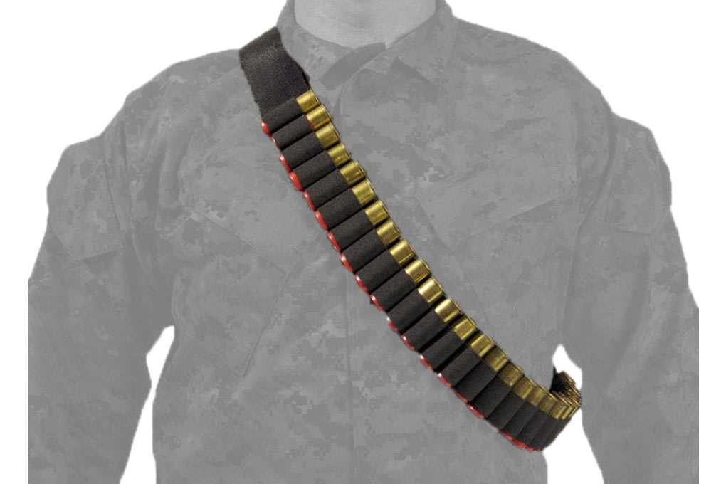 Elite Survival Systems Shotgun Belt, Holds 25 Shotshells, Black, SBB-img-0
