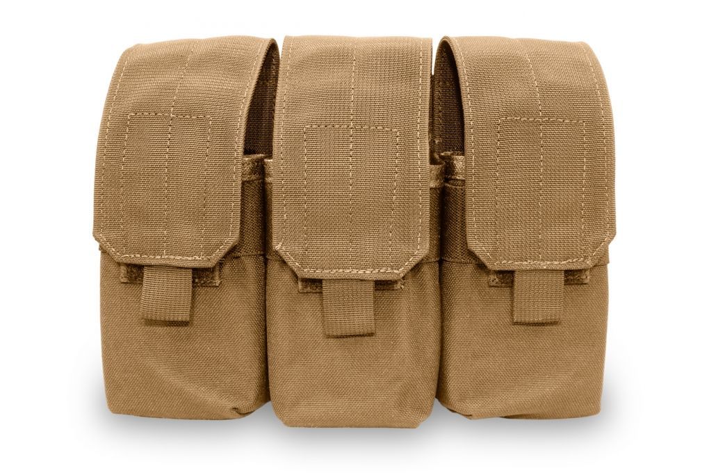 Elite Survival Systems MOLLE Triple A/R Mag Pouch,-img-0