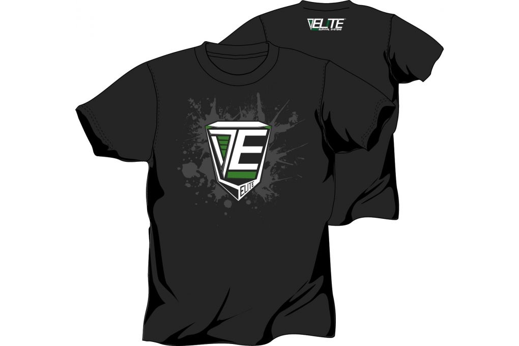 Elite Survival Systems Shield T-Shirt, XXL, Black,-img-0