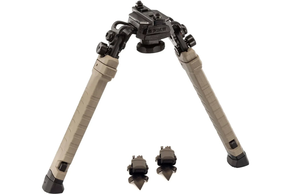 FAB Defense SPIKE Tactical Bipod, M-LOK Compatible, Flat Dark Earth w/FAB-img-0