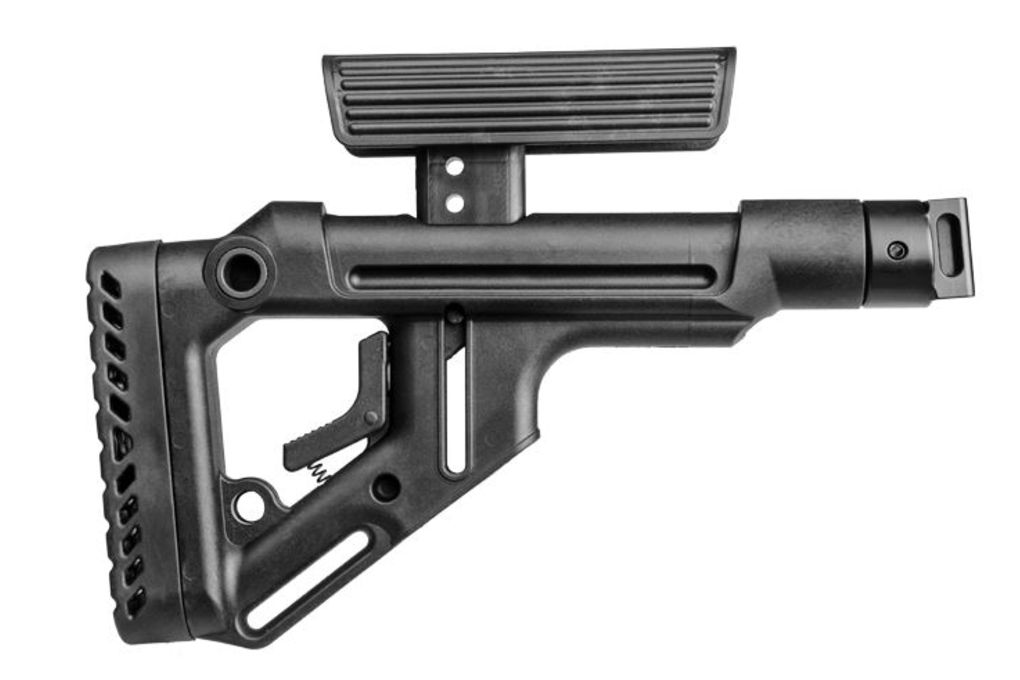 FAB Defense Tactical Buttstock w/ Cheek Riser for -img-0