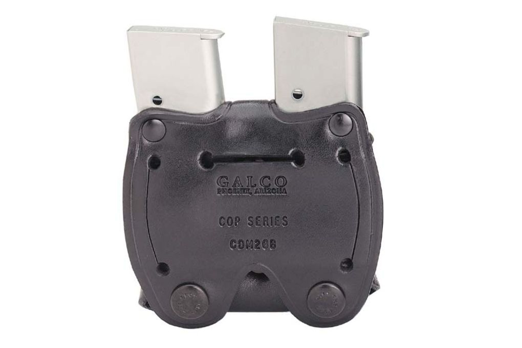 Galco Cop Double Mag Case - Ambidextrous - Black C-img-1