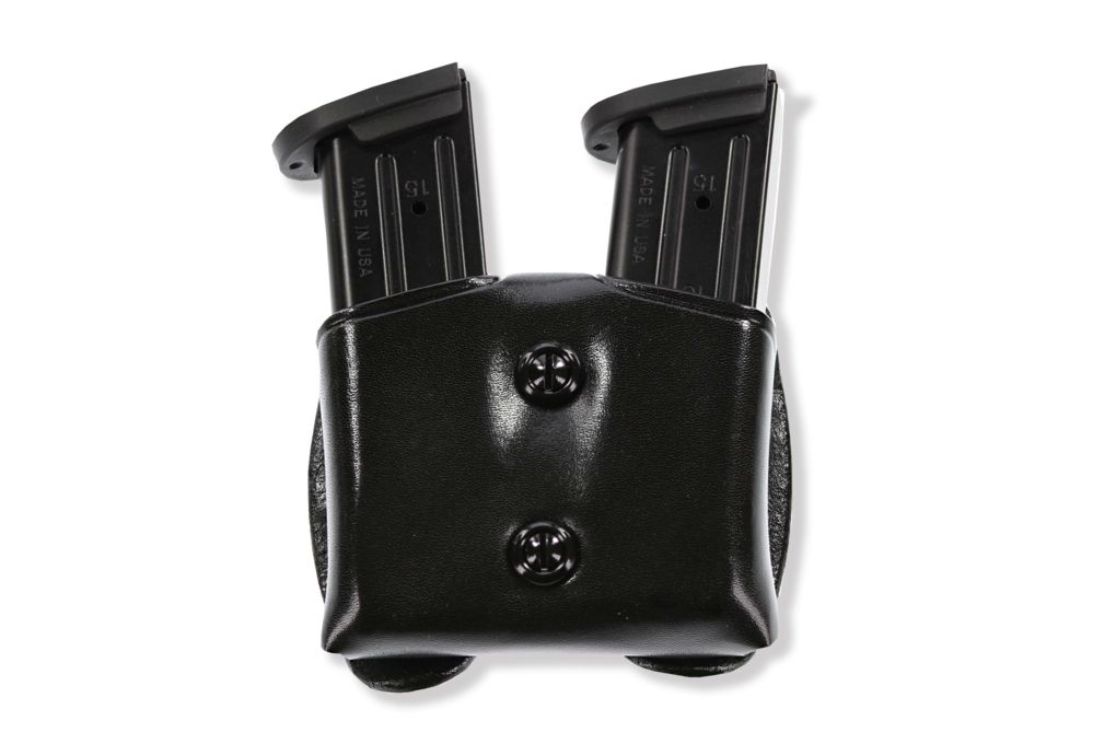 Galco Cop Double Mag Case - Ambidextrous - Black C-img-0