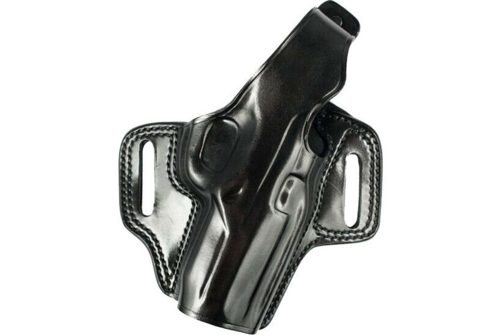 Galco Fletch High Ride Belt Leather Holster, Left Hand, Black, FL105B-img-0