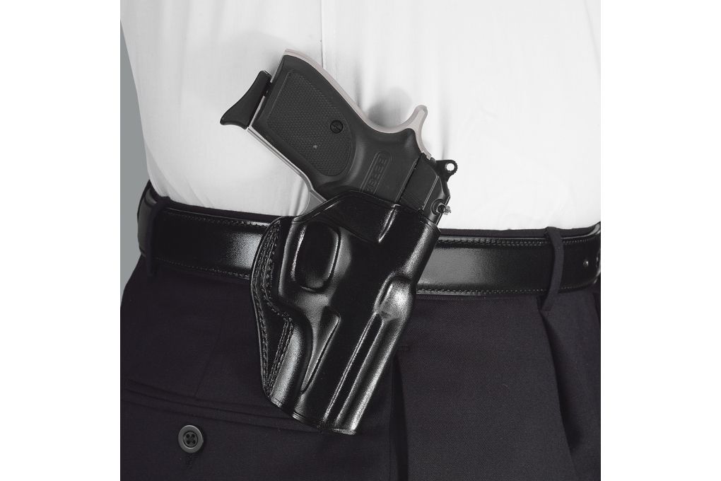 Galco Belt Leather Holster, Right Hand, Black, SG164B-img-1