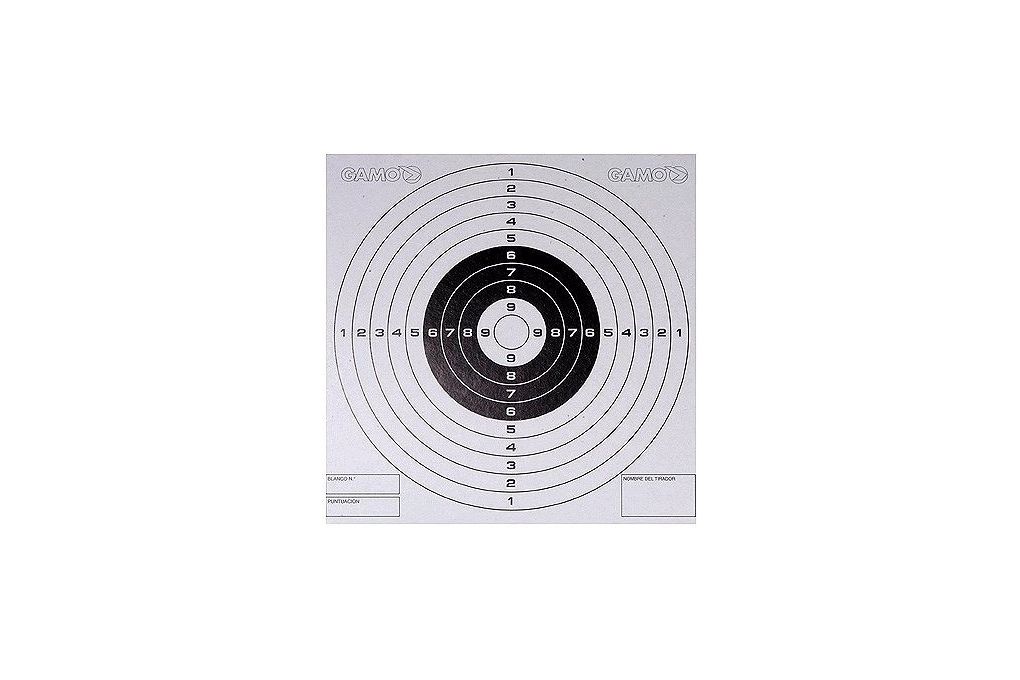 Gamo Air Rifles Paper Targets, Bullseye, 100 Pack,-img-0