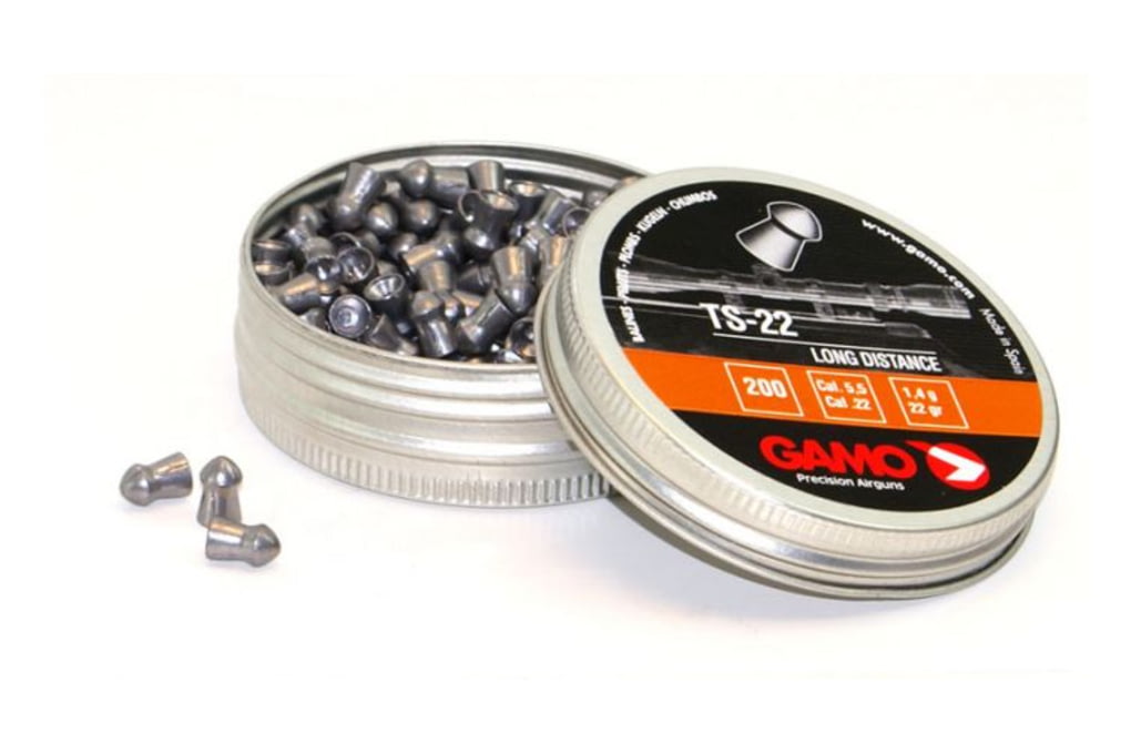 Gamo .22 Caliber TS-22 Lead Pellets, 200 Tin, 6321-img-0