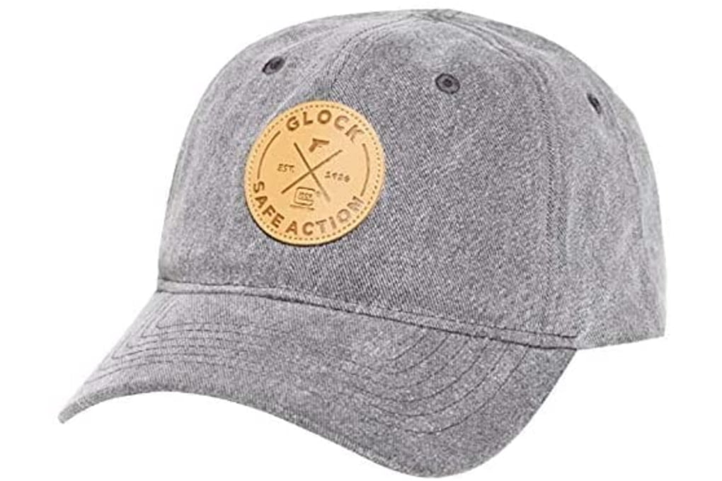 GLOCK AP95882 SAFE ACTION LEATHER PATCH HAT-img-0