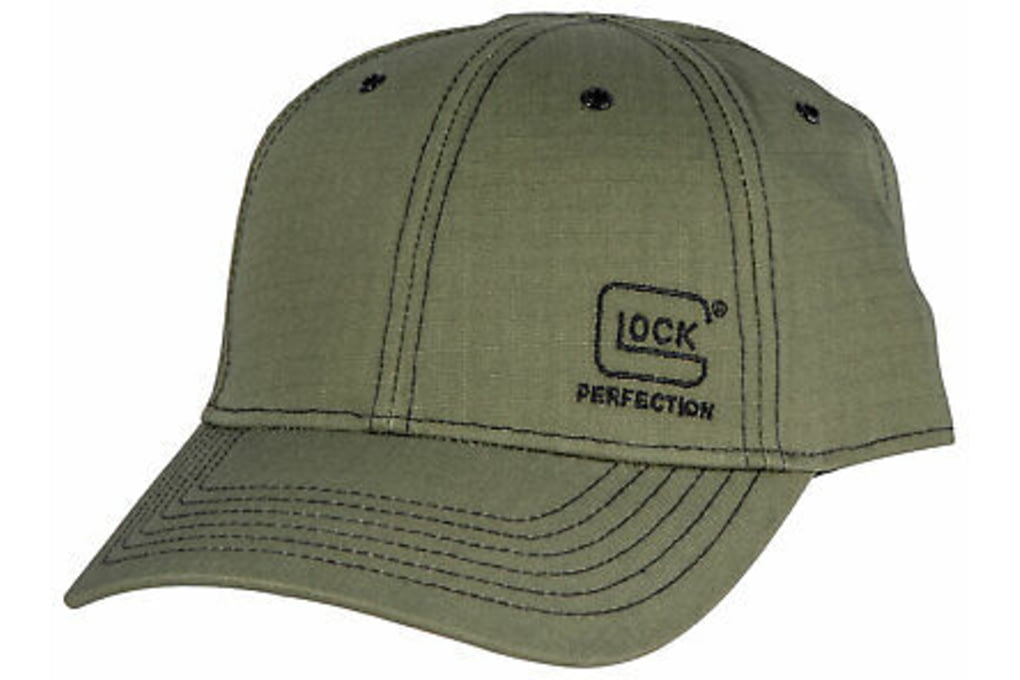 Glock AS10079 1986 Ripstop Hat Olive Cotton Velcro-img-0