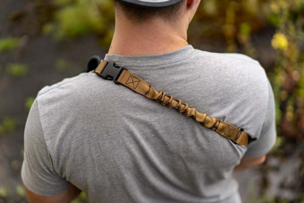 GrovTec US QS 2-Point Sentry Sling w/Push Button Swivel, Coyote Brown-img-3