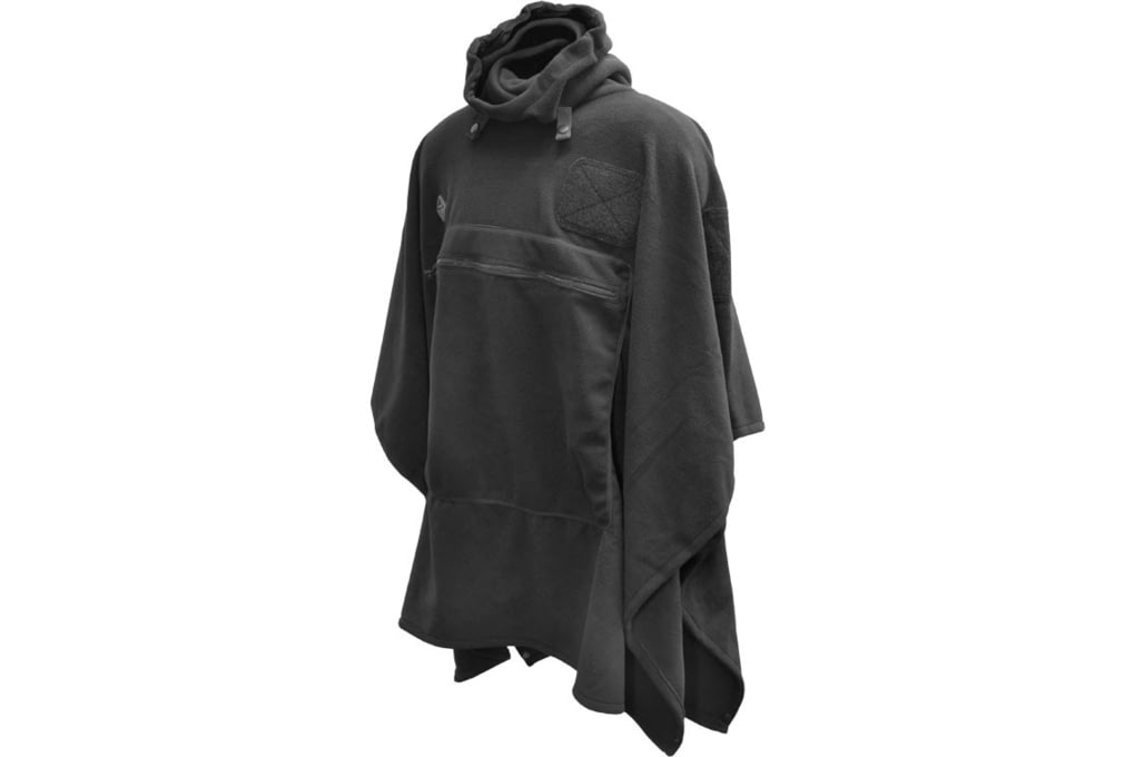 Hazard 4 Fleece Poncho, Black, One Size, APR-PVF-B-img-0