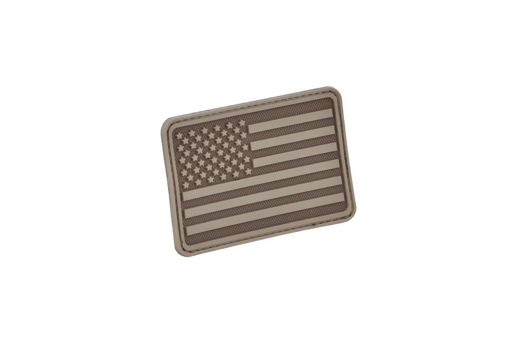 Hazard 4 Left Arm USA Flag Patch, Coyote, One Size-img-0