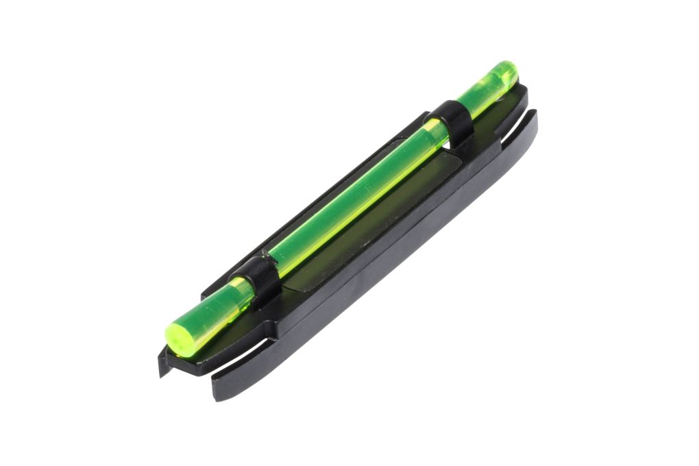 NEW HIVIZ Wide Magnetic Fiber Optic Shotgun Sight with Green Light Pipe S400-G 