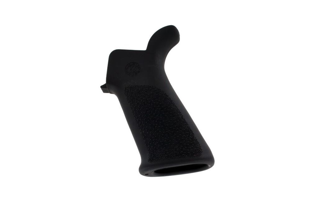 Hogue OverMolded Beavertail Pistol Grip AR-15 Finger Grooves Rubber