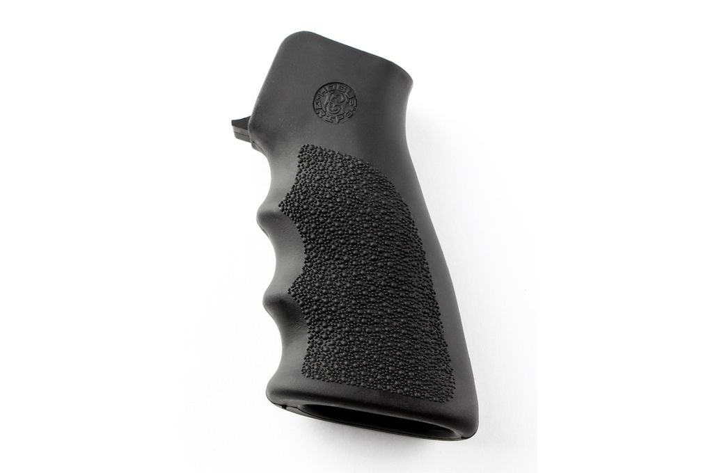 Hogue AR-15 Overmolded Rubber Grip with Finger Gro-img-0