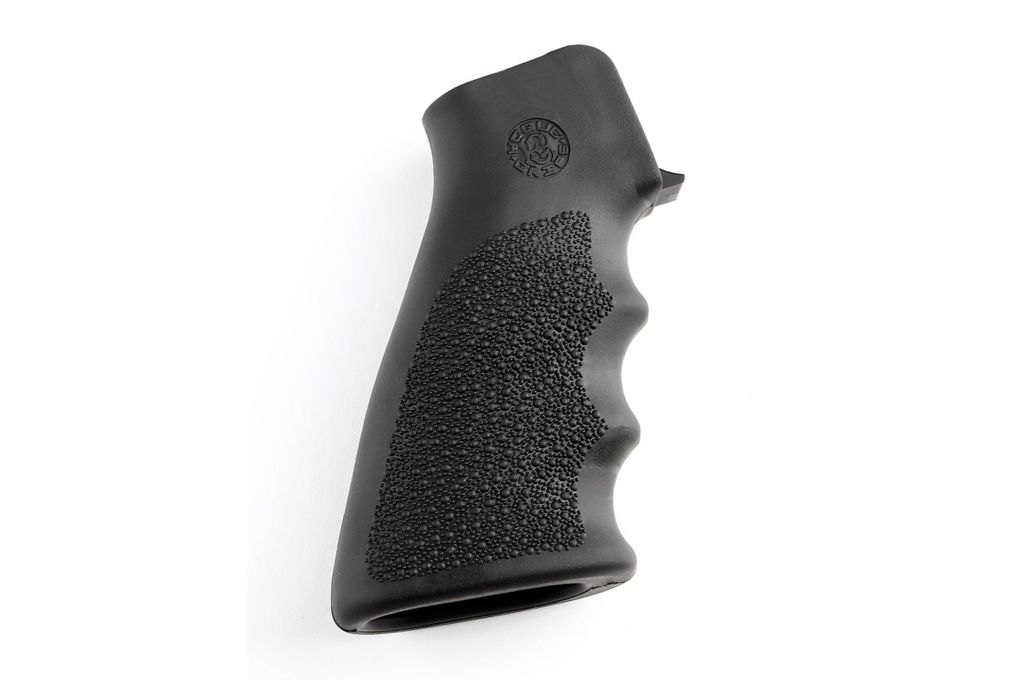 Hogue AR-15 Overmolded Rubber Grip with Finger Gro-img-1