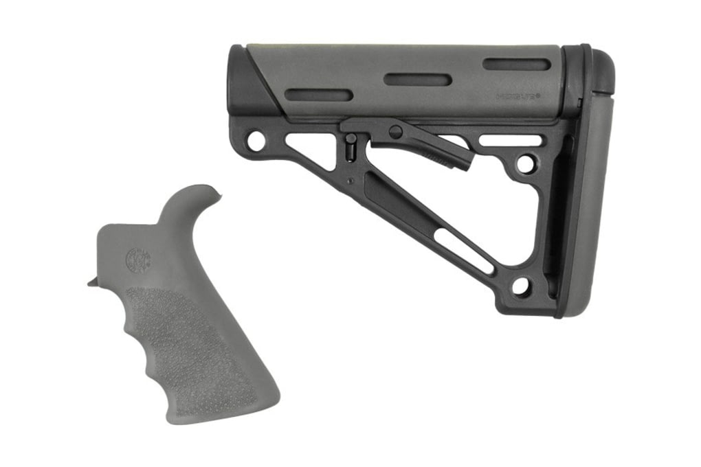 Hogue Grooved Beavertail Grip & Collapsible Buttst-img-0