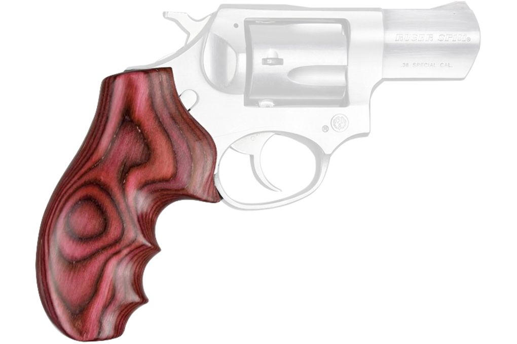 Hogue Handgun Grip, Rose Laminate - Ruger SP101 - -img-0