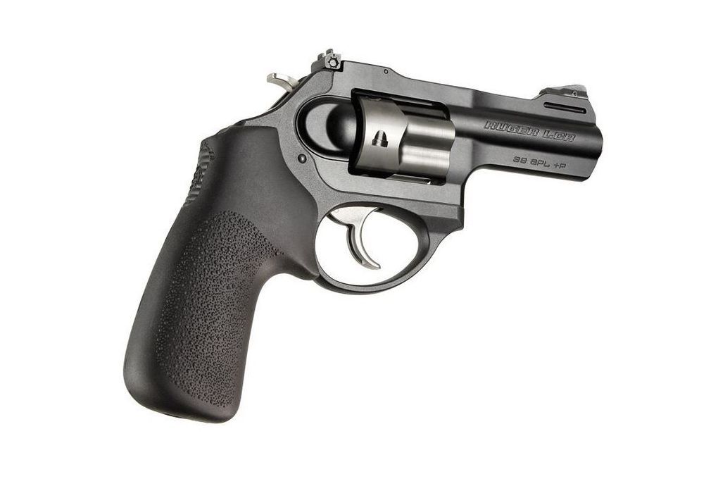 Hogue Ruger LCR No Finger Groove Rubber Tamer Cush-img-0