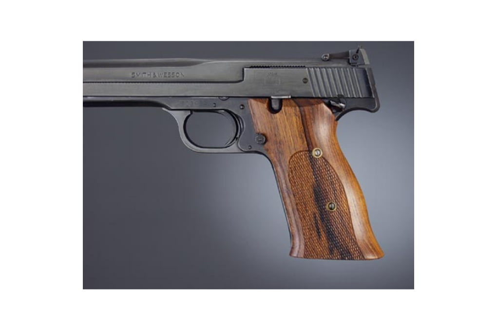 Hogue S&W 41 Rosewood Checkered 41911-img-0