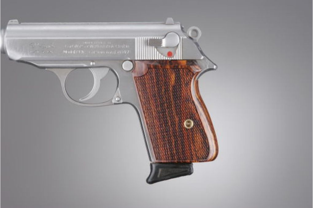 Hogue Gun Grip for Walther PPK, Coco Bolo Checkere-img-0