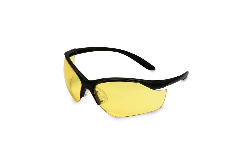 Howard Leight Vapor 2 Protective Eyeglasses Black Frame, Amber Lens R01536-img-0