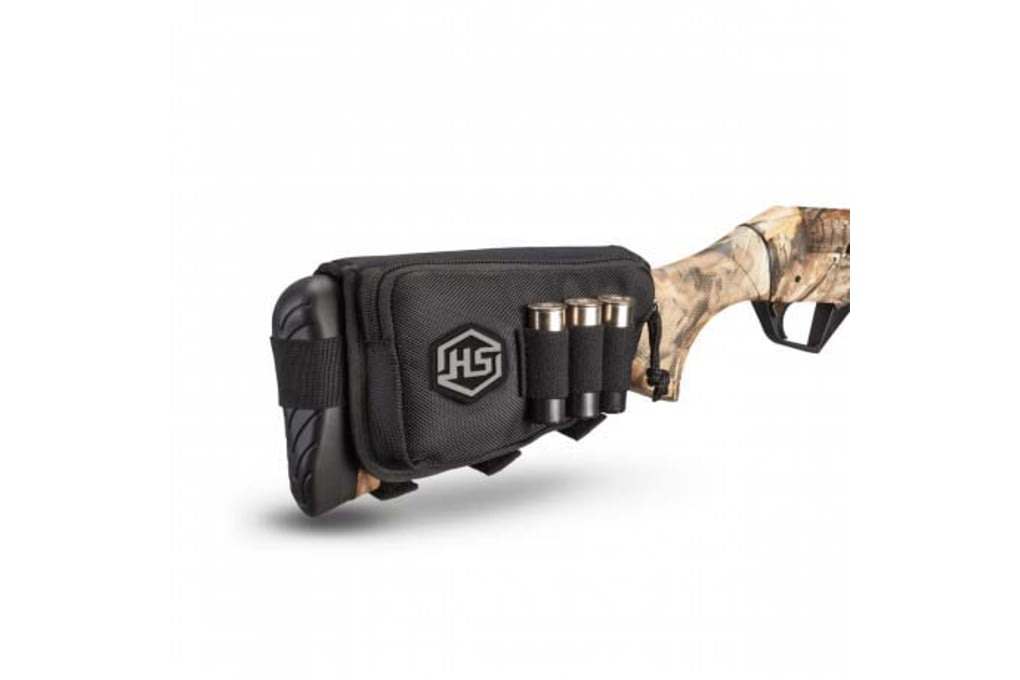 Hunters Specialties Shotgun Shell Holder w/Pouch, Black, HS-01621-img-0